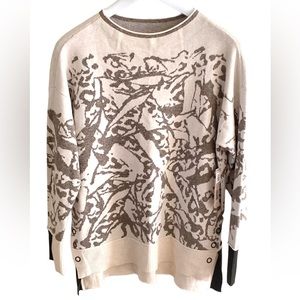 Winter white sweaters size L